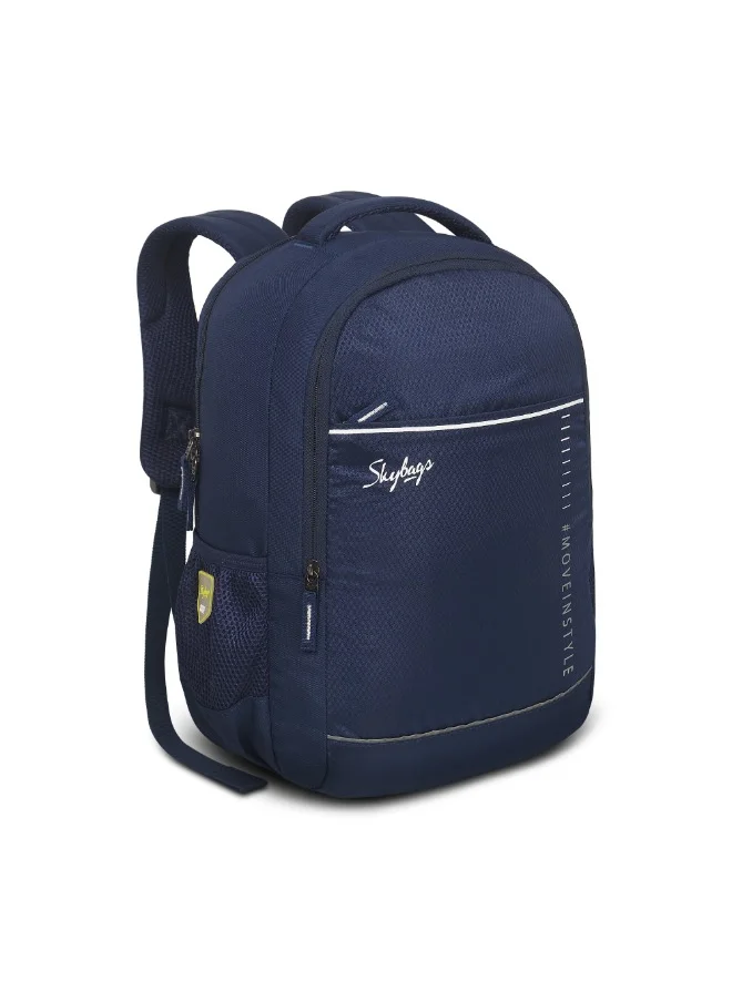 Skybags SKYBAGS IKON 01 Unisex Blue College Backpack - SK BPIKO1EBLU