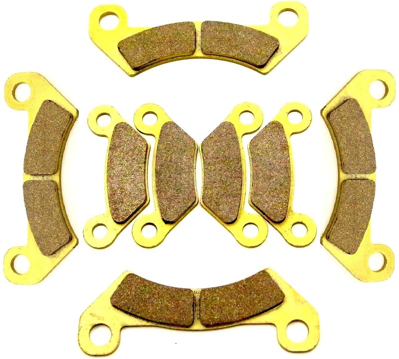 Master Chen Front Rear Brake Pads Brakes for John Deere Gator XUV 625i 825i 855D 2011 FA610F FA609R AM140607 AM141182 MC0471