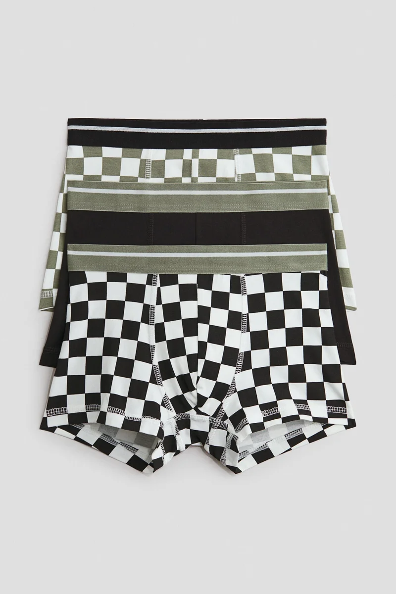 اتش اند ام سراويل قطنية - عبوة من 3 قطع