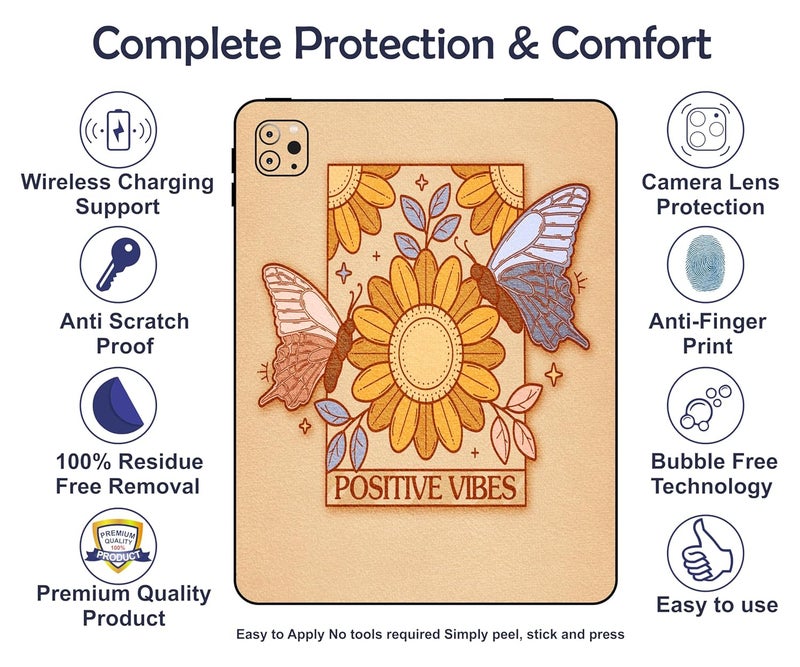 WRAP CRAFT Decal Skin Compatible with iPad Pro 11 inch Skin Revamp Your tablet's Style with This Protective & Fashionable Skin for iPad Pro 11 inch; iPad Pro 11-DP-134 - Image 3