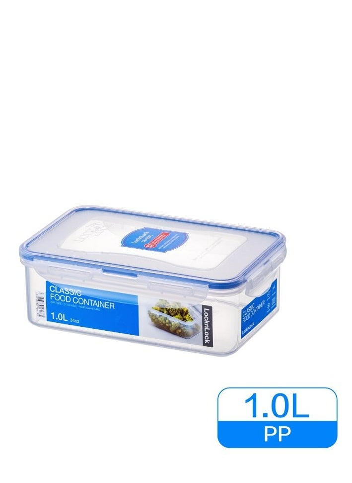 LOCK & LOCK LocknLock 1L Rectangular  Airtight Food Storage Container - BPA-Free, Microwave, Freezer, and Dishwasher Safe  - Image 3