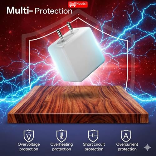 StuffHoods OneePlus 100W SUPERVOOC Fast Charger with Type-C Cable | 100w Charger OneePlus, Oppoo, Reallme, Honor, Redmi, Xiaomi, Poco, iQOO & All Type-C Phones | Supports Dash, Warp, Vooc, SuperVooc Charge - Image 5