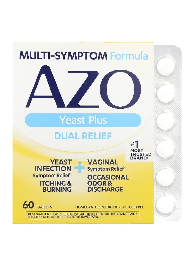 AZO - AZO, Yeast® Plus, 60 Tablets - Image 1