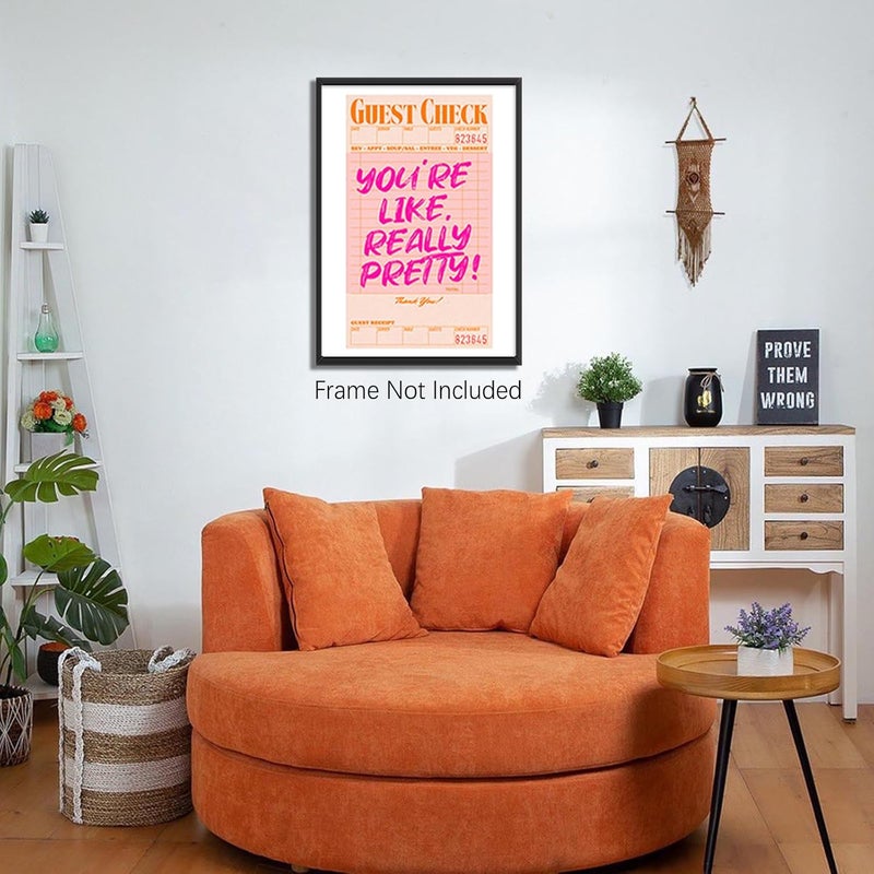 DFAIUY Trendy Vintage You're Like Really Pretty Canvas Wall Art - Image 5