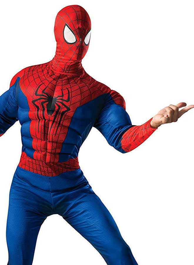 NIBEMINENT Spider Man Fancy Boys Costume With Mask And Dress - 2-4 Year 2 4 Years  - Image 2