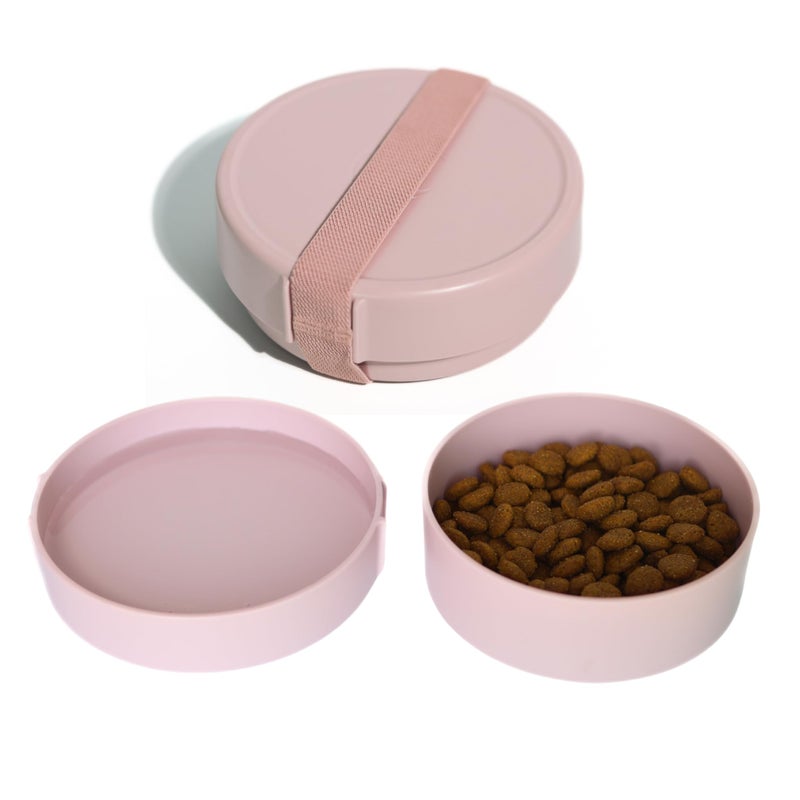 Barkin' Trails Barkinâ€™ Trails Travel Dog Bowls, Portable Outdoor Water, BPA-Free Water Bowl Set, Food Grade Plastic Dog Travel Bowl, Dog Camping Essentials, Travel Container - Image 1