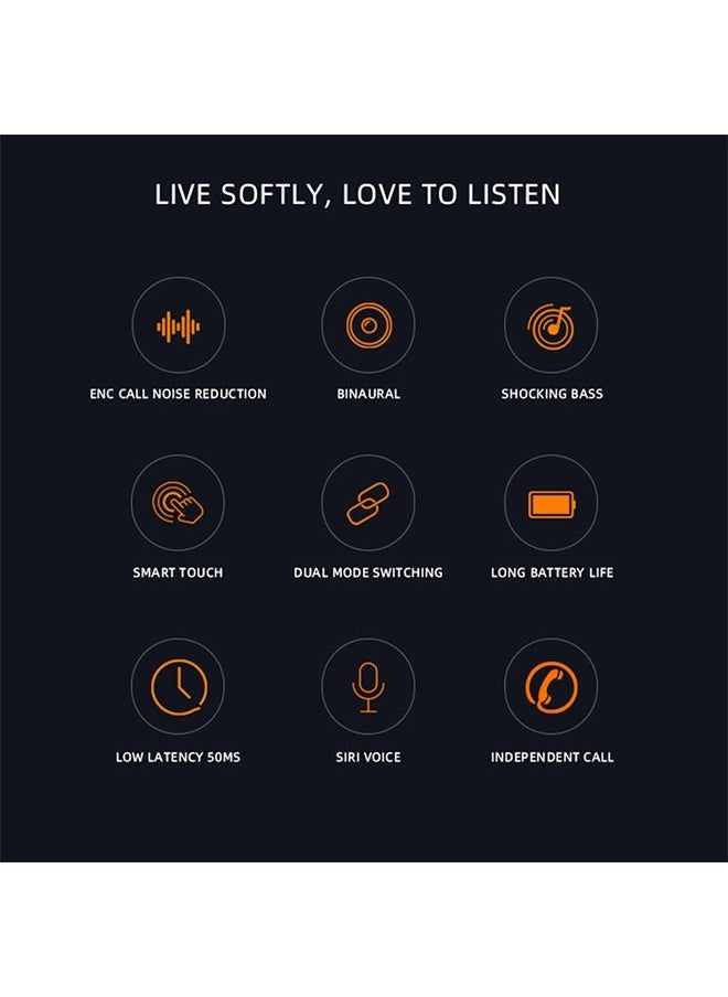 Generic - Bluetooth Touch Air Pods with HD Microphone HD stereo sound /XT95 Pro - Image 1