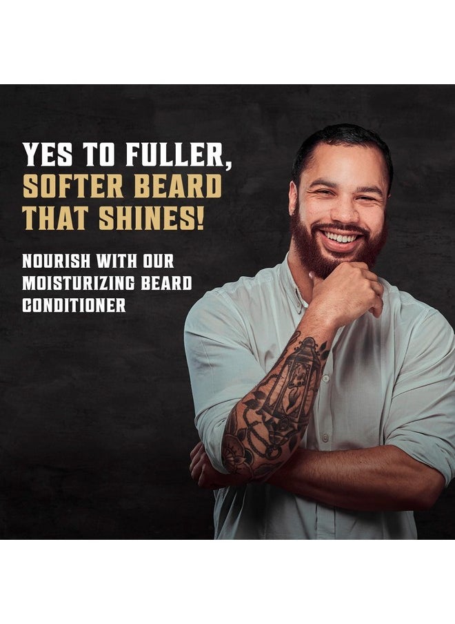 Viking Revolution Beard Wash And Beard Conditioner For Men With Argan Oil And Jojoba Oilbeard Softener And Strengthener Beard Care Beard Shampoo And Conditioner With Beard Oil (17Oz Spiced Vanilla)  - Image 3