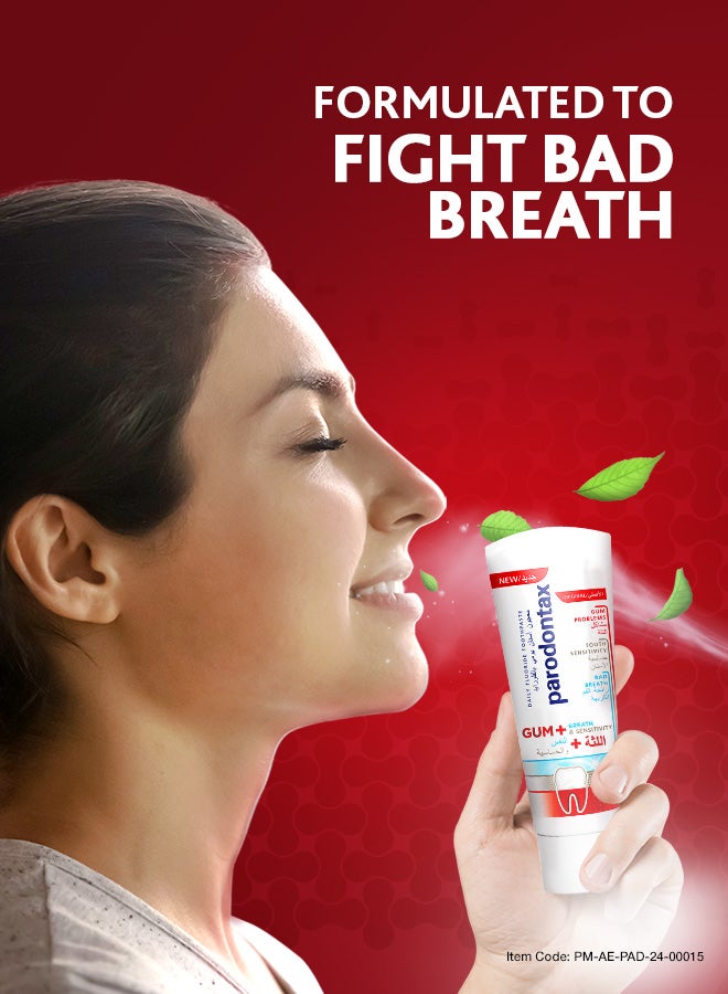 Parodontax Toothpaste Gum Breath And Sensitivity 75ml - Image 3