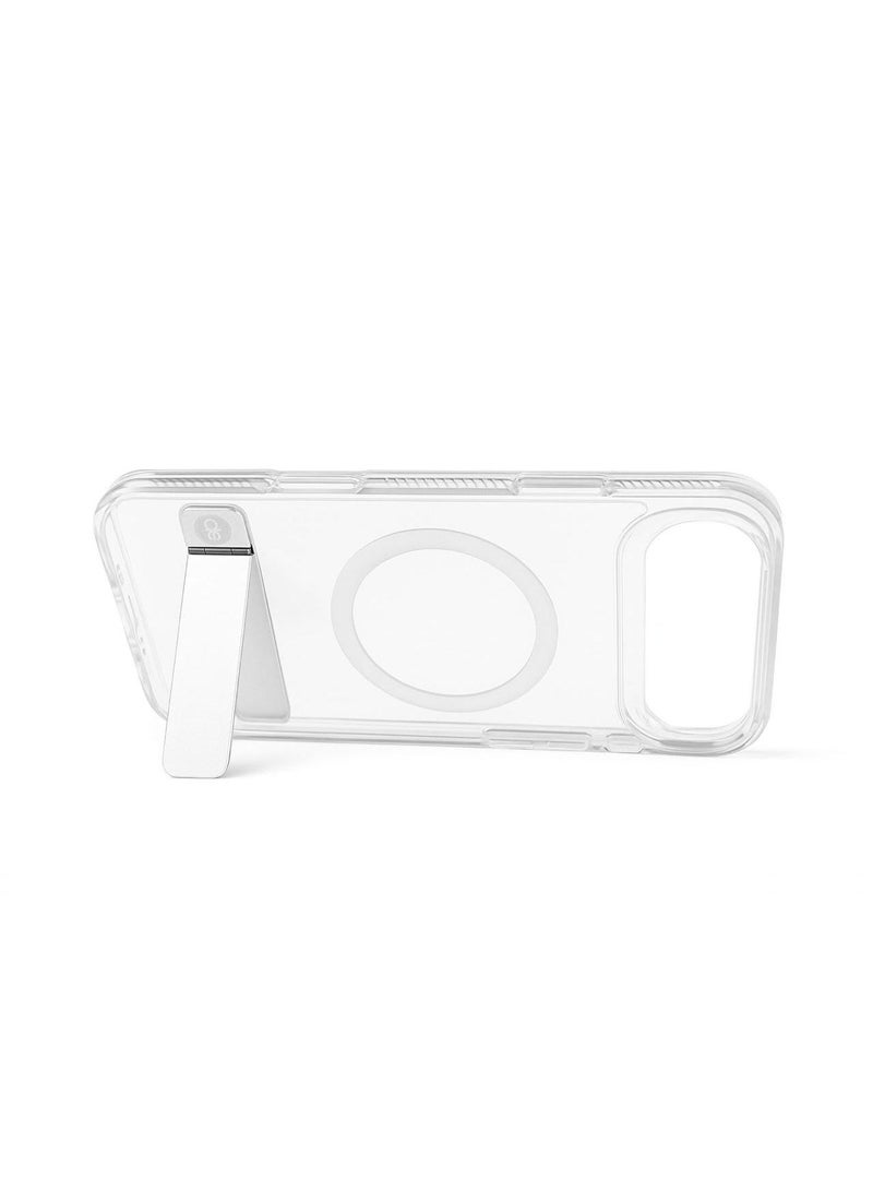 ديي جراب آيفون 17 اير  شفاف مضاد للاصفرار مع دعم MagSafe وحامل خلفي - Image 3