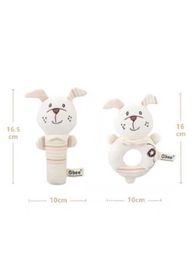 Gbee Top-Quality Material Organic Cotton Rattles Toy Set For Kids Hand Bell Infant Educational Mobiles Toys - Image 2