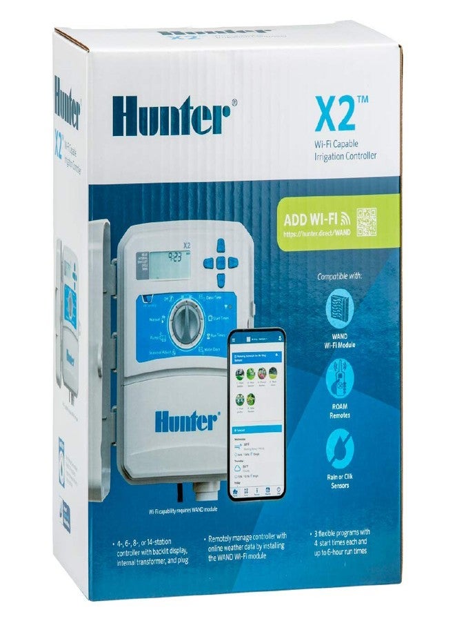 Hunter Industries Hunter Company Hydrawise X2 6-Station Outdoor Irrigation Controller (X2-600) - Image 4