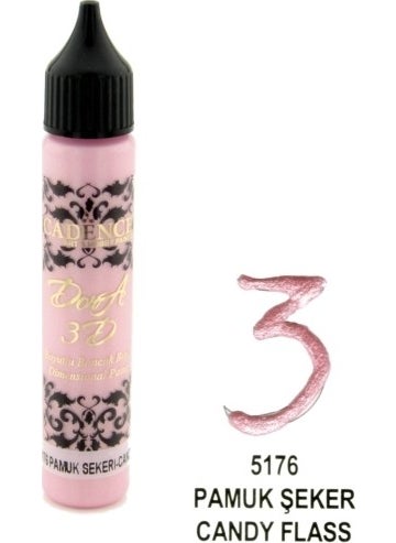 Cadence - Cotton Candy - 3D Dimensional Bead Paint 25 ml - Image 1