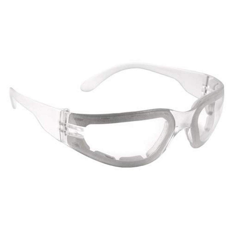 Radians MRF111ID Mirage Foam Lined Safety Glass Clear With AntiFog Coating