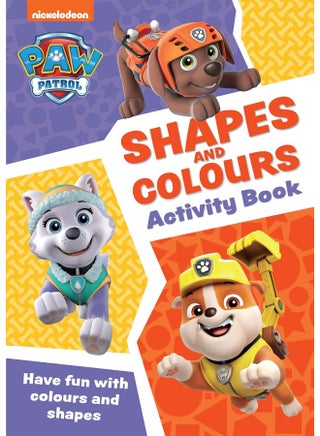 Paw Patrol Shapes And Colours Activity Book