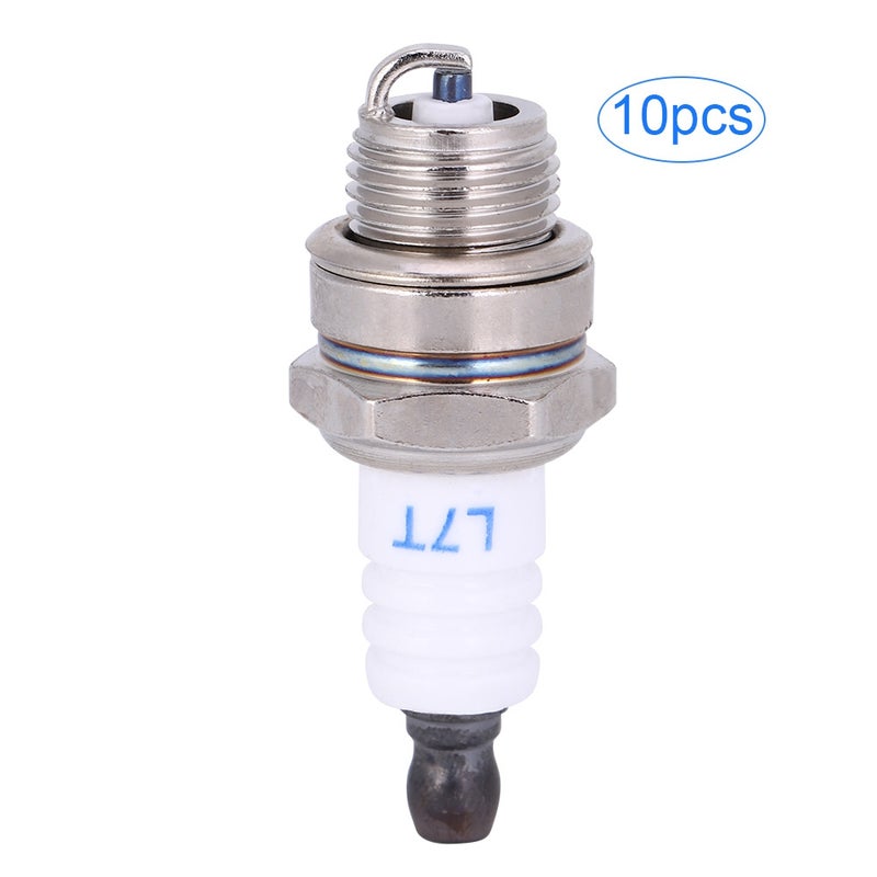 10PCs Sparking Plug Chainsaw Accessories Lawn Mower Parts Brass Ceramic for Hedge Trimmer - Image 2