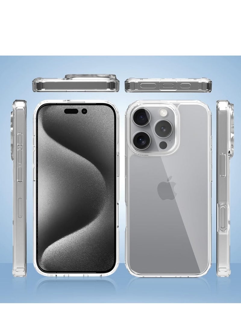 JAJEEK Phone 16 Cover Crystal Clear Case – 6.1-Inch, Anti-Yellowing Soft TPU, Slim Shockproof, Anti-Scratch, Wireless Charging Compatible Protective Case for Phone 16 - Image 4