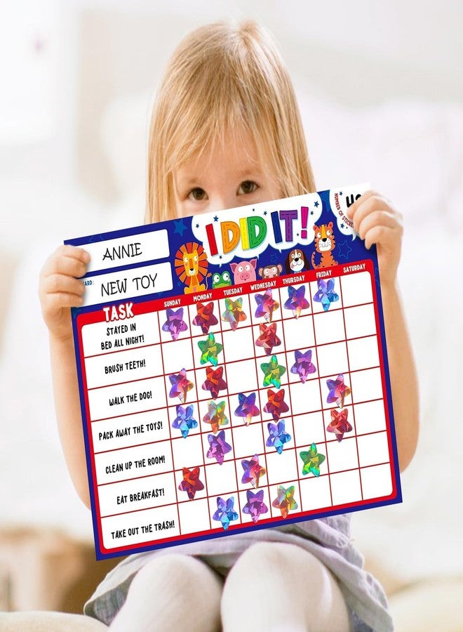 Imeepa 500PCS Multi-Color Star Stickers for Kids Reward, 1 inch Holographic Star Stickers for DIY, Crafts, Behavior Chart, Student Planner, School and Classroom Teacher Supplies, 8 Colors - Image 5