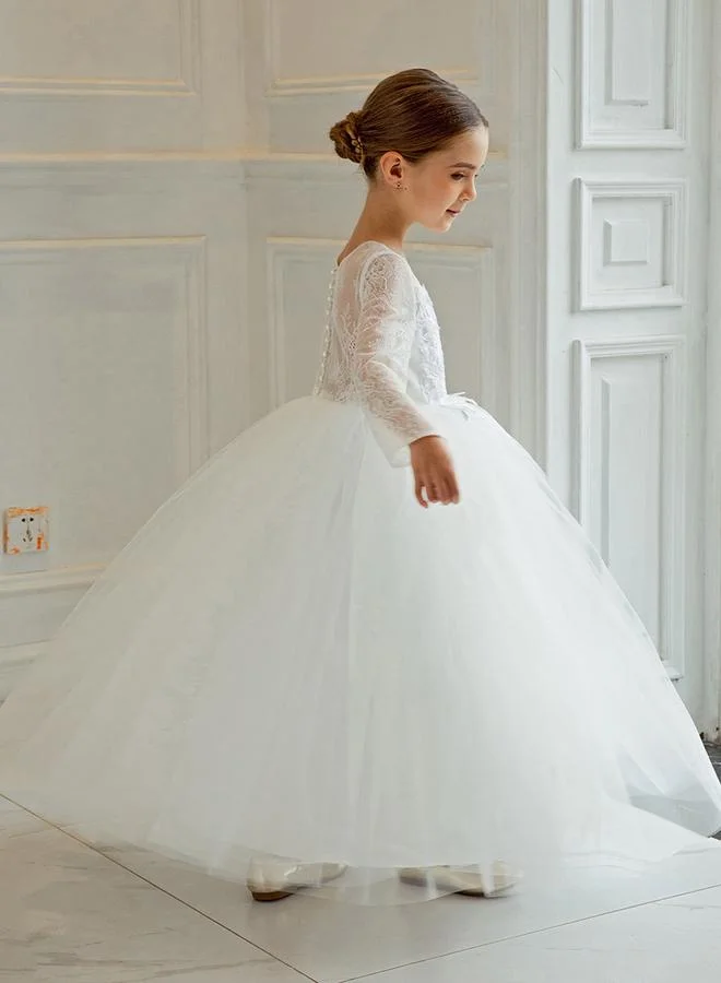 Take Two All Lace Long Sleeve A-Line Dress