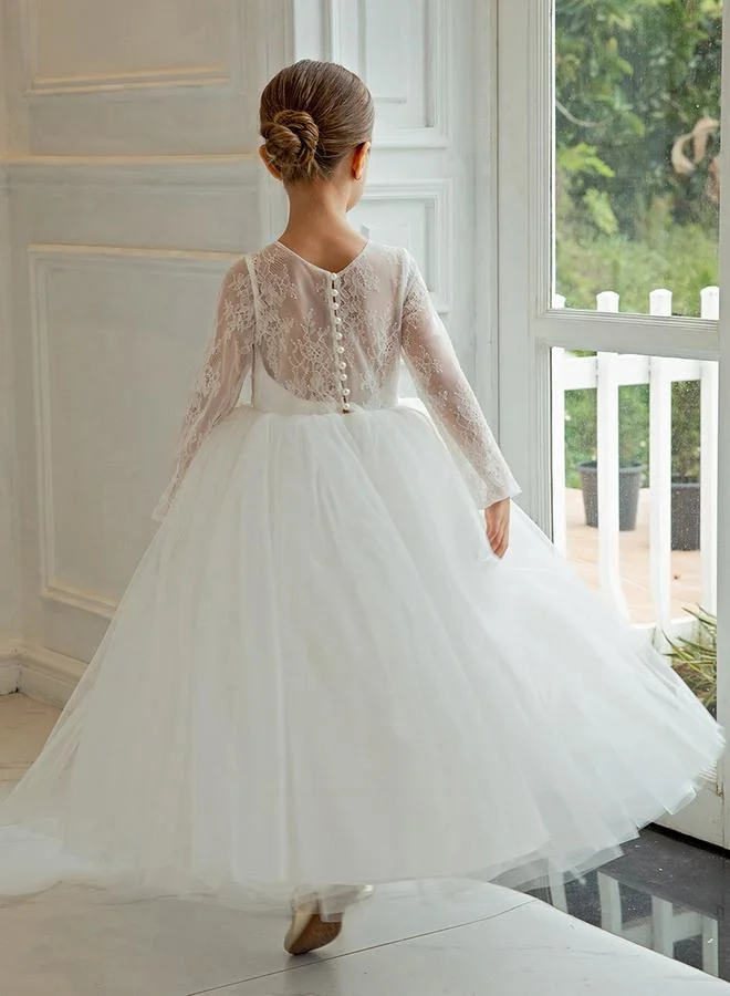 Take Two All Lace Long Sleeve A-Line Dress