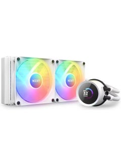 NZXT Kraken 240 Rgb RL-KR240-W1 240MM White Processor Liquid Cooler  - Image 1