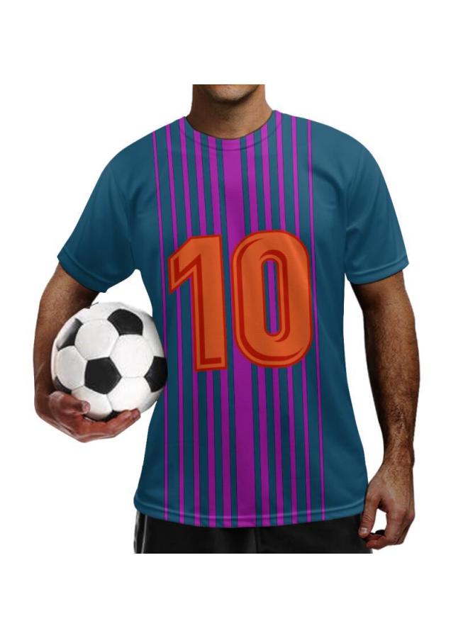 Custom Pattern Short Sleeve Football Jersey - Image 1