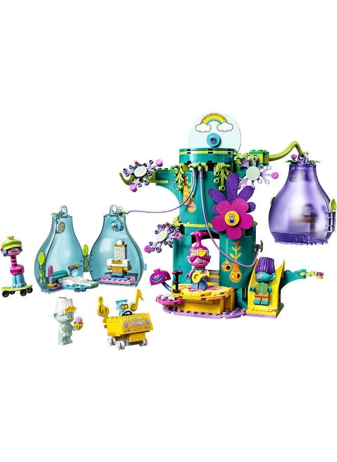 LEGO LEGO Trolls World Tour Pop Village Celebration 41255 Trolls Tree House Building Kit for Kids (380 Pieces)  - Image 2