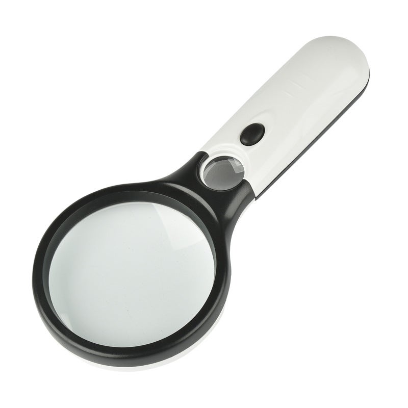 Portable 3LED Dual Lens Glass Magnifier 10x - Image 5