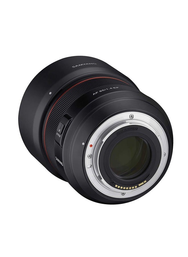 Samyang 85mm F1.4 High Speed Auto Focus Lens for Canon EF Mount, Black (SYIO85AF-C) - Image 4