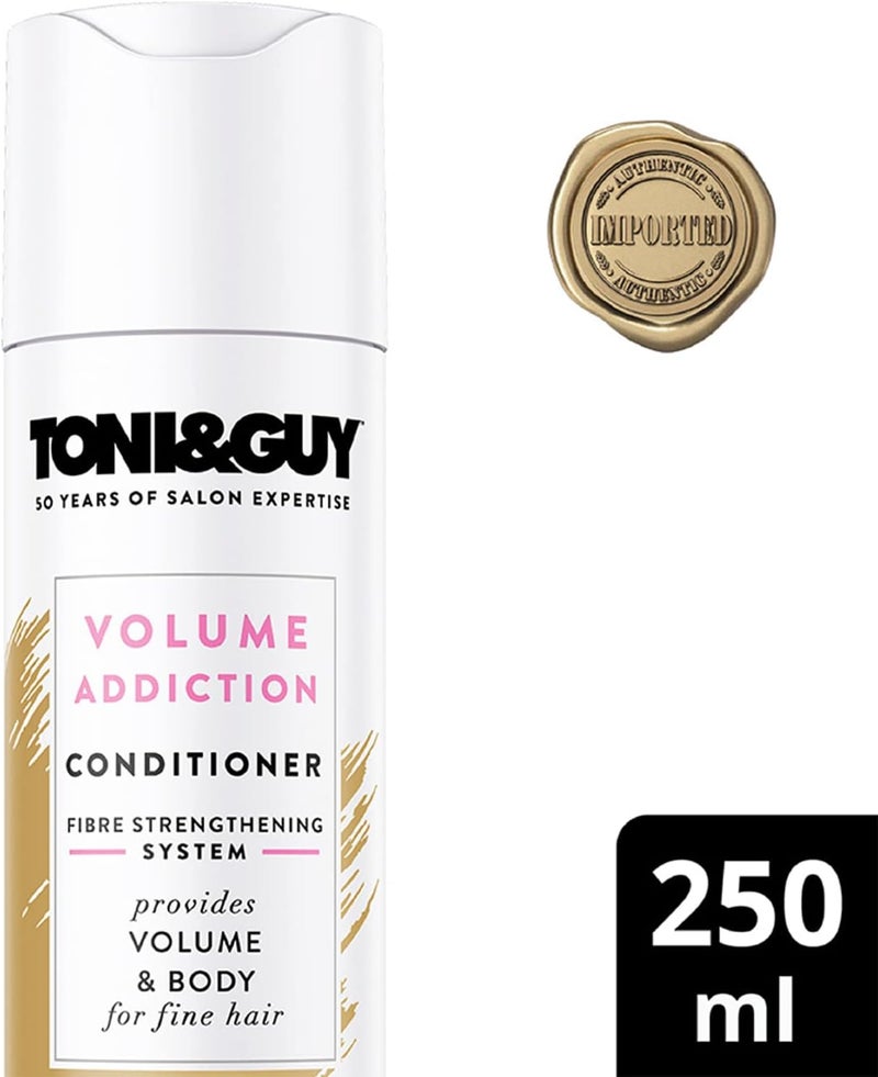 Toni & Guy Volume Addiction Volumizing Conditioner For Fine Flat Hair And Bounce To Thin Hair 250Ml - Image 1