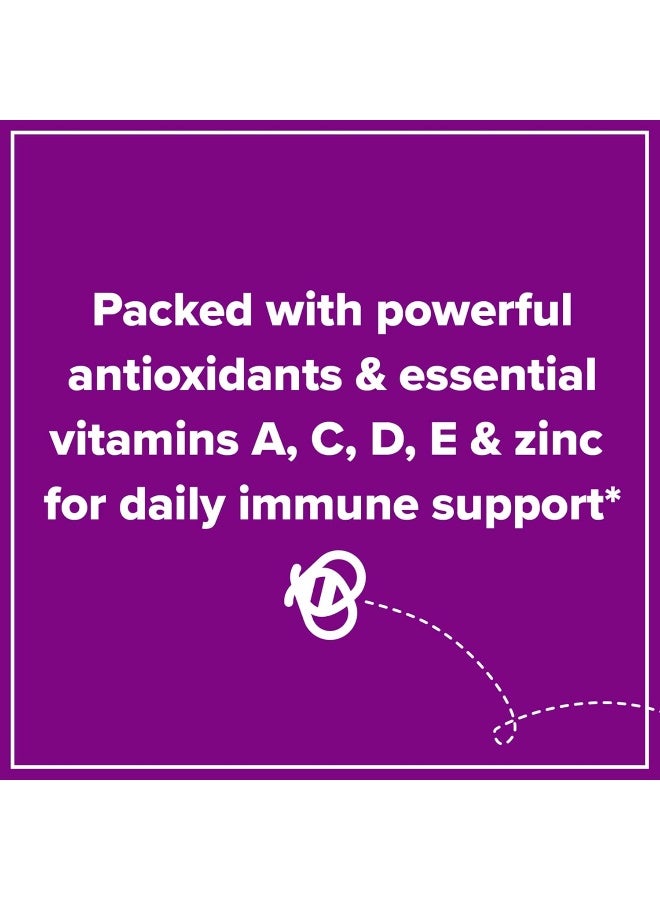 Zarbee's Zarbee's Elderberry Gummies for Kids with Vitamin C; Zinc & Elderberry; Daily Children's Immune Support Vitamins Gummy for Children Ages 2 and Up; Natural Berry Flavor; 42 Count  - Image 4