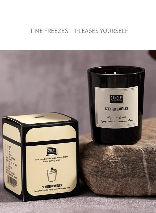 كاندل عبوة من 2 شمعة معطرة كريستال أسود/أبيض - Image 5