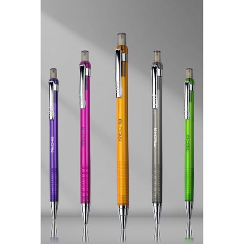 Linc 0.5mm Mech5 Mechanical Pencil, Multicolor Body (Pack of 10) - Image 4