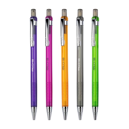 Linc 0.5mm Mech5 Mechanical Pencil, Multicolor Body (Pack of 10) - Image 3