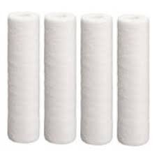 CFS – 4 Pack Sediment Depth Water Filter Cartridges Compatible with Purtrex PX05-9 7/8, 93023 Models – Remove Bad Taste and Odor – Whole House Replacement Filter Cartridge – 5 Micron – 10" x 2.5" - Image 1