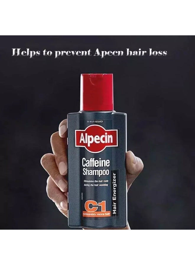 Alpecin Grey Attack Caffeine  200ml + & Caffeine Shampoo C1 Black Edition 250ml + Color Caffeine Shampoo C1 250ml Hair Care Set for Men - Image 2