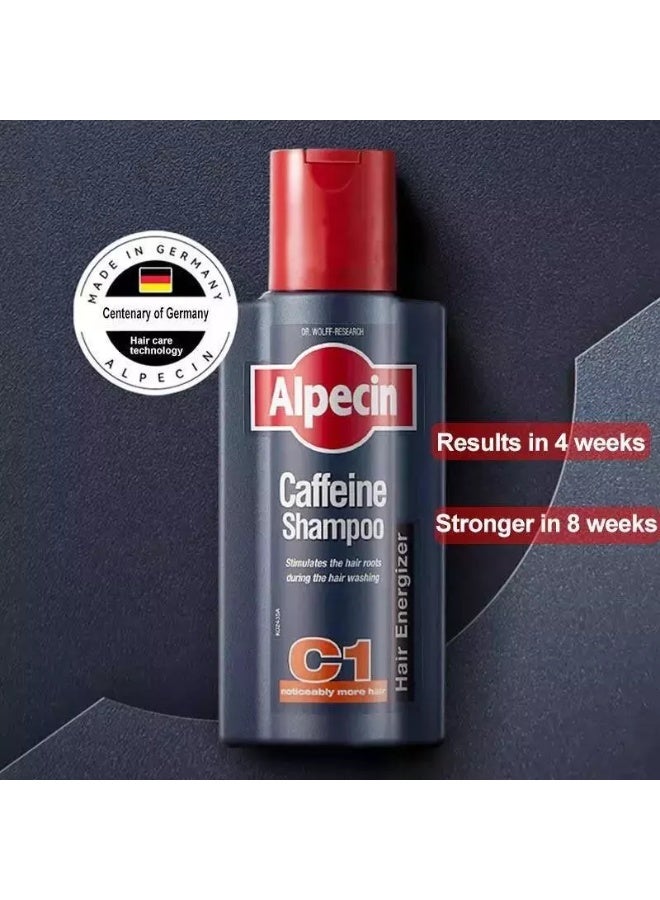 Alpecin Grey Attack Caffeine  200ml + & Caffeine Shampoo C1 Black Edition 250ml + Color Caffeine Shampoo C1 250ml Hair Care Set for Men - Image 5