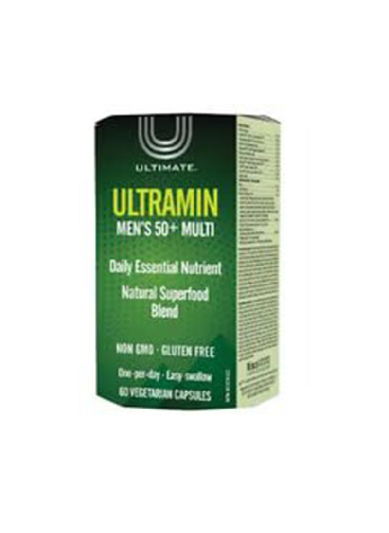 Ultimate Ultramin Men"S 50+ Multi-Vitamins Capsules 60'S 