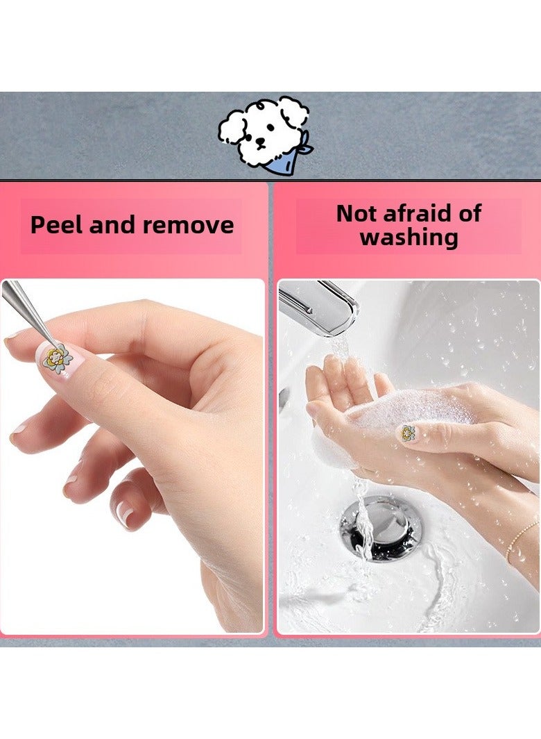 Goolsky 3D relief 5D lines, small dog stickers, small patterns, decorative nail stickers, nail art stickers - Image 4