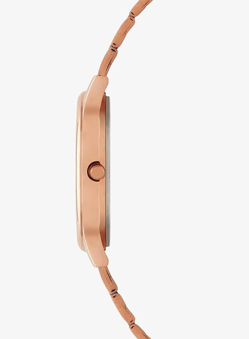 Chumbak TEAL by Chumbak Sunset Ombre Watch, Metal link Strap - Image 5
