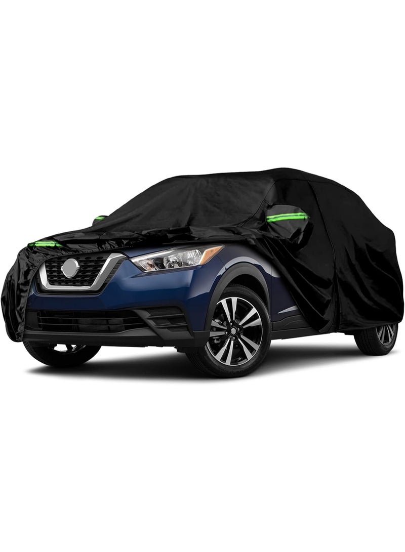 Zipporah 6-Layer Luxury Waterproof Dustproof Car Cover for 2016-2024 Nissan Kicks with Locks, glowing straps and Zipper Locks - Image 1