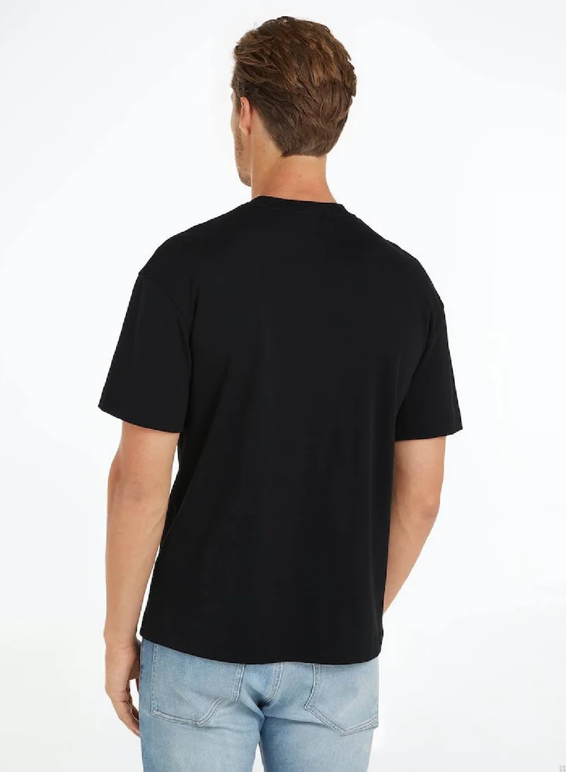 CALVIN KLEIN Embroidered Flower T-Shirt