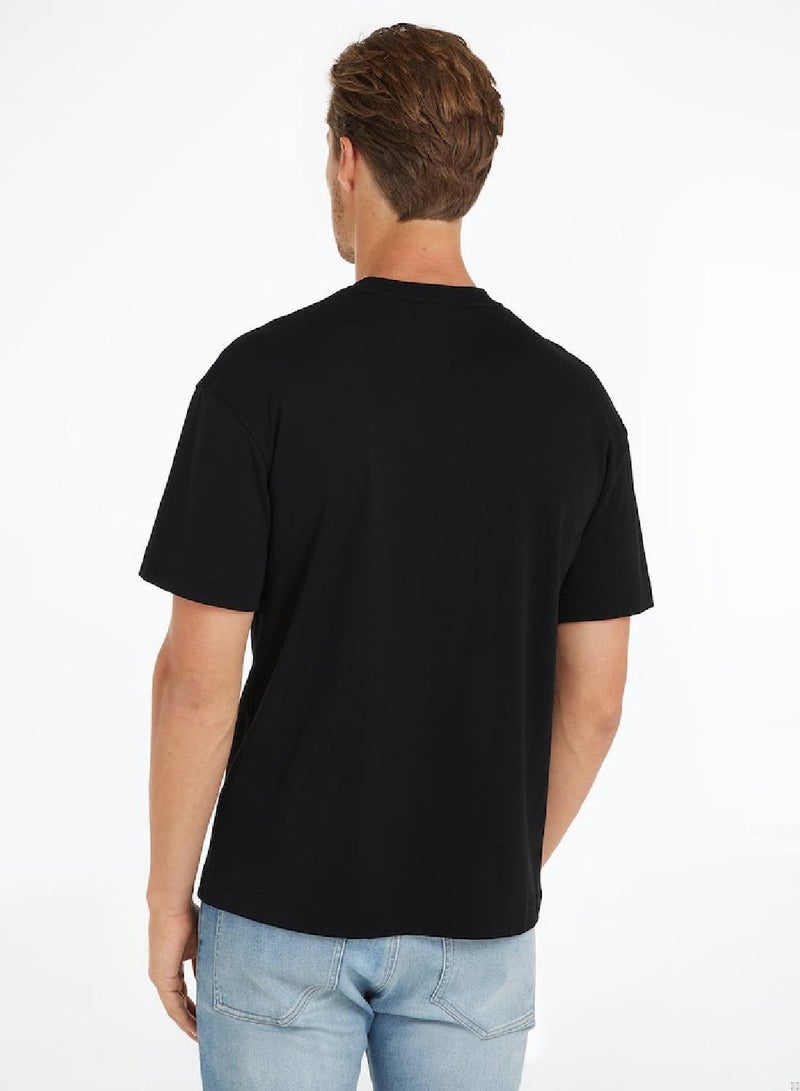 CALVIN KLEIN Embroidered Flower T-Shirt - Image 2