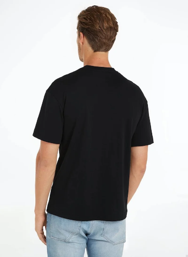 CALVIN KLEIN Embroidered Flower T-Shirt