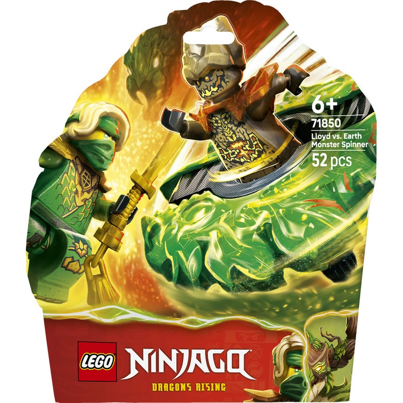 ليغو لويد بمواجهة قرص وحش الأرض من ليغو® NINJAGO®‎ - لعبة معركة - مجموعة مع شخصيتين صغيرتين - 71850 - Image 2