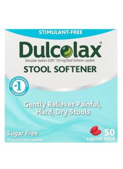 DULCOLAX Dulcolax, Stool Softener, 50 Liquid Gels  - Image 1