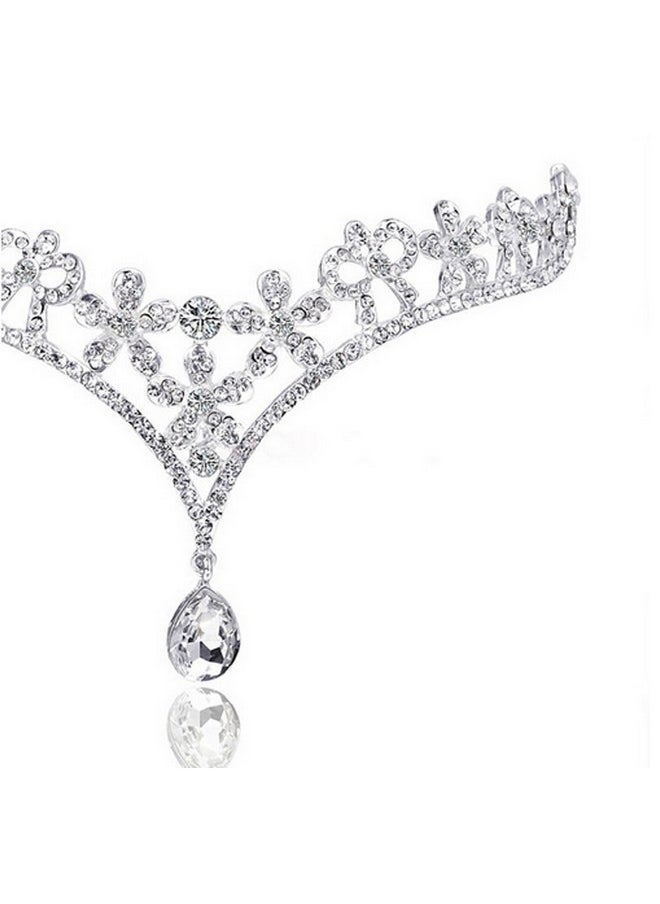 Suoirblss Luxury Bride Tassel Headdress Headband Hair Chain Jewelry Decoration Lady Women Rhinestone Wedding Hair Band  - Image 3