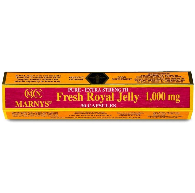 MARNYS Pack of 2 Marnys Royal Jelly 1000 mg 30 Capsules - Image 4