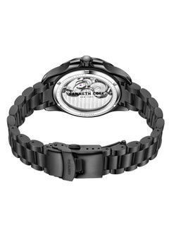 Kenneth Cole New York Kenneth Cole New York 44mm Automatic Men's Watch with Black Dial & Black Stainless Steel Bracelet  - Image 3