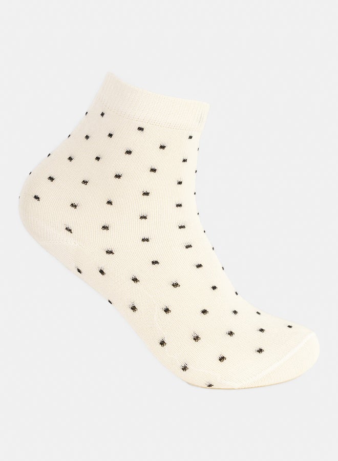 Carina Girly Striped & Dotted Socks - 5 Pairs - Image 2